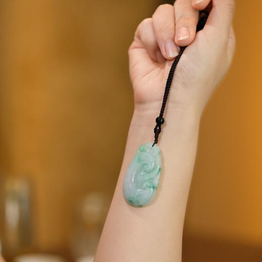 【茶香器韵】  翡翠 灵芝如意挂坠  古风雅致  3款合集 称心如意 商品图2