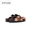 Dfuse迪芙斯2025秋季新款外穿拖鞋铆钉条带休闲勃肯鞋包头半拖女鞋DFD3110027 商品缩略图8