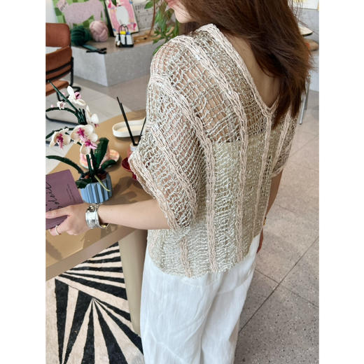 2507504    真丝亚麻+珠片 美衣 商品图10