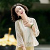 西子/夏日星河桑蚕丝醋酸重工刺绣欧根纱轻薄外套/WTZY183 商品缩略图7