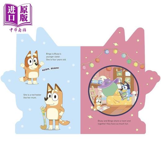 预售 【中商原版】Bluey All About Bingo 小蓝狗布鲁伊 关于宾格 英文原版进口图书 迪士尼Disney+卡通动画 纸板书 商品图3