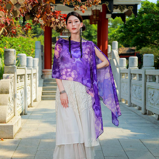 缤纷团锦民族风披肩 | 现货加急发 （250cm*45cm） 商品图2