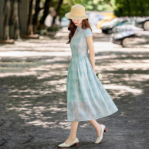 【预售3天】PY 新中式气质连衣裙 &122756 商品图3