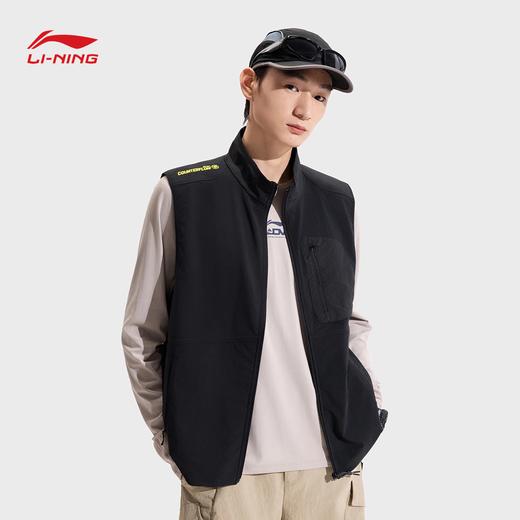 李宁CF溯男女同款反光防泼水宽松单马甲AMDV109 商品图2