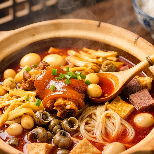 【皇佳香-青云好食城】柳州特色猪脚煲1068g/盒 大块带筋 秘制卤香 商品图1