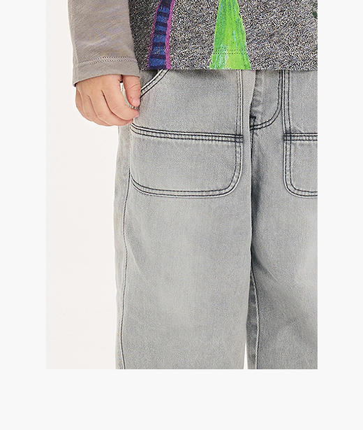 jnby  25年秋款  牛仔长裤 YP8E10660 商品图5