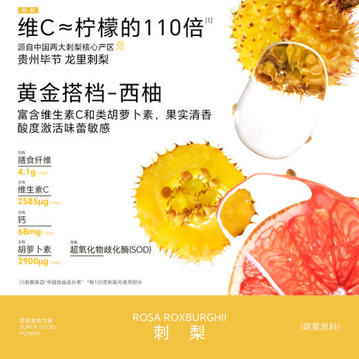 【自营】光合植造发光瓶刺梨西柚果蔬汁310ml*6瓶一提装发货 商品图1