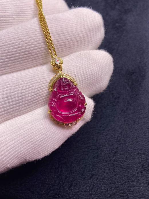 佛公碧玺吊坠 商品图5