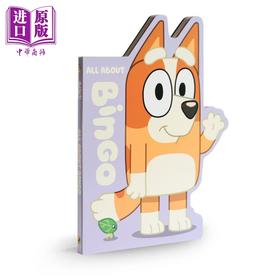 预售 【中商原版】Bluey All About Bingo 小蓝狗布鲁伊 关于宾格 英文原版进口图书 迪士尼Disney+卡通动画 纸板书