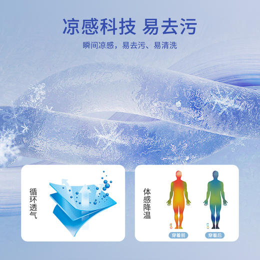 3D超声波压胶T恤（UPF50+防晒）圆领T恤短袖T恤男 吸湿速干凉感防晒 户外运动跑步登山徒步 CHF152111 商品图6