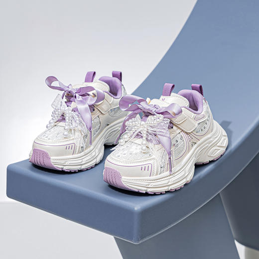 ANNIL/安奈儿女童秋季新款老爹轻便软底百搭时尚学生鞋HG5305545 商品图3