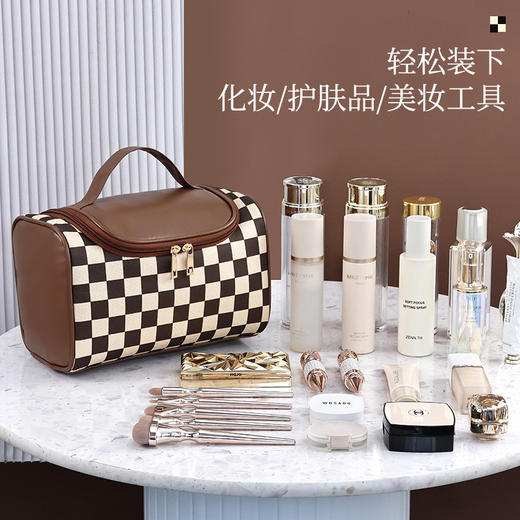 雀说 高级感防水大容量化妆包收纳包 8052 商品图2