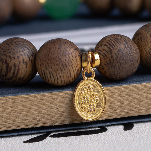 XY0493沉香+非洲翠财富满满手串 商品图5
