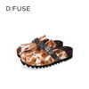 Dfuse迪芙斯2025秋季新款外穿拖鞋铆钉条带休闲勃肯鞋包头半拖女鞋DFD3110027 商品缩略图7