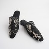 西子/【云绣履】新中式刺绣羊皮尖头穆勒半包1.5跟高拖鞋/NXMX001 商品缩略图1