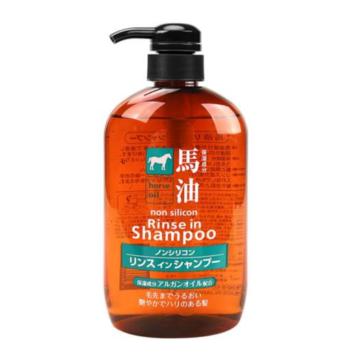 熊野油脂 马油无硅洗发水/护发素/沐浴露 600ml 商品图0