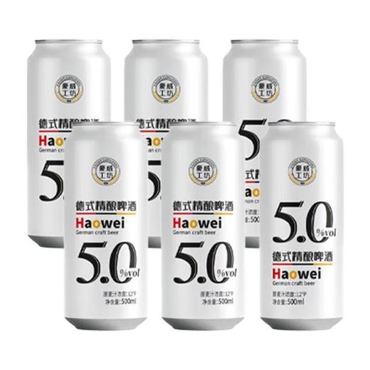 豪威德式精酿啤酒500ml*6 商品图0