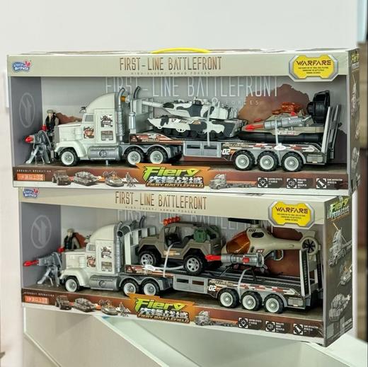 小演员汽车大联盟多功能建筑工程车队吊车起重机喷水消防车警车儿童玩具 商品图1