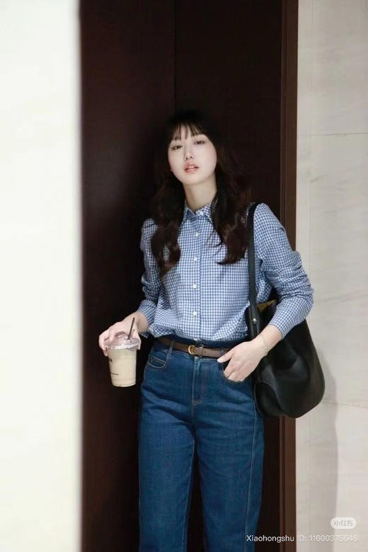 729-1 独家圆正 小禾 两粒扣 轻柔软糯 锥形牛仔裤 167-135穿29 商品图8