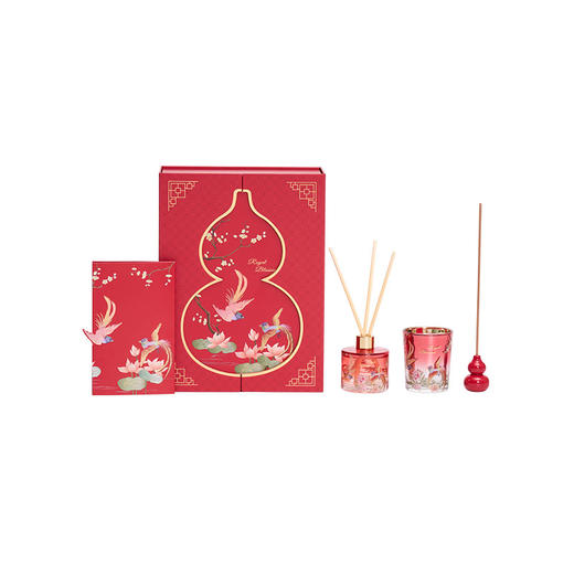 大英博物馆东方梦境系列无火香薰蜡烛线香礼盒-富贵花开 商品图4