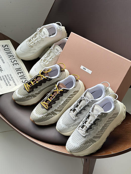 现货 THS-限时 缪家 夏季科技飞织网面透气运动鞋 3色 BZ1254 商品图2