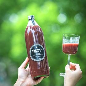 55抢1L巨量装NFC果汁，原价89法国贵族纯手工果肉果汁1瓶20颗鲜果冷榨老牌PatrickFont高端NFC果汁非浓缩还原基地直邮