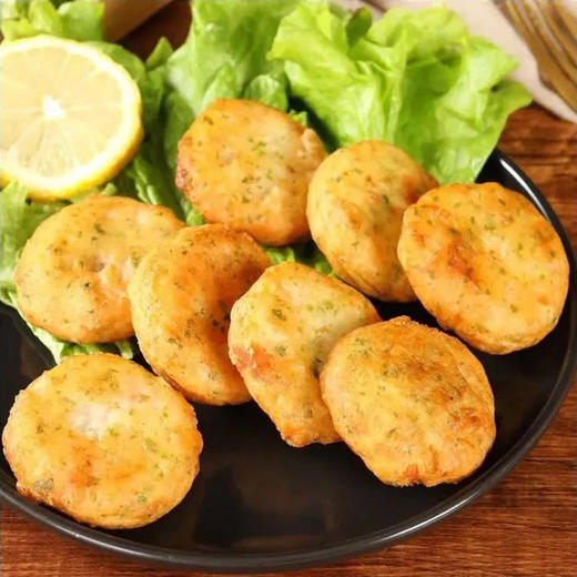 果蔬鲜虾饼 营养早餐素食半成品冷冻 商品图0