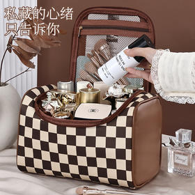 雀说 高级感防水大容量化妆包收纳包 8052