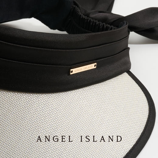 ANGEL ISLAND 法式度假休闲防晒遮阳帽 多功能发带简约款空顶帽 商品图5