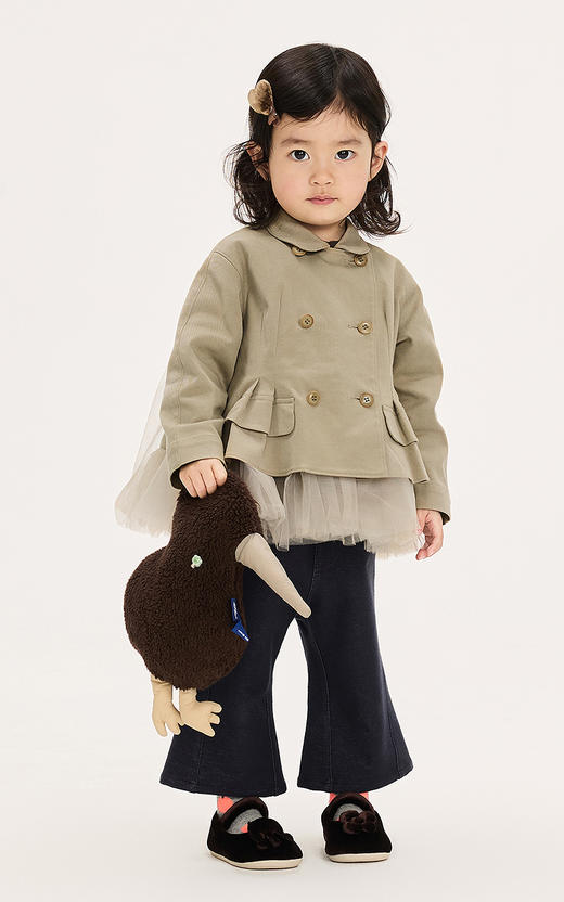 jnby   25年秋款  长款风衣  YP8911160 商品图0