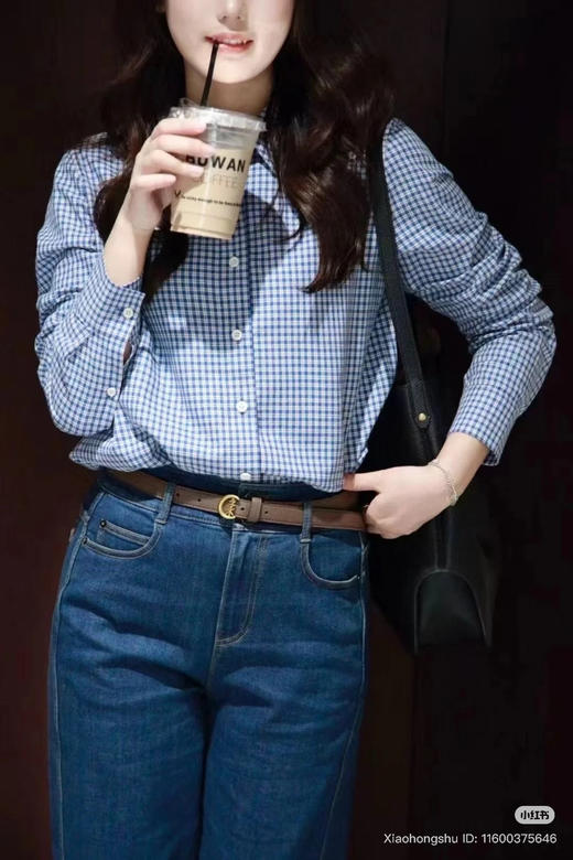 729-1 独家圆正 小禾 两粒扣 轻柔软糯 锥形牛仔裤 167-135穿29 商品图9