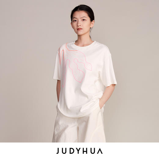 JUDYHUA 追逐系列刺绣短袖T恤 商品图7