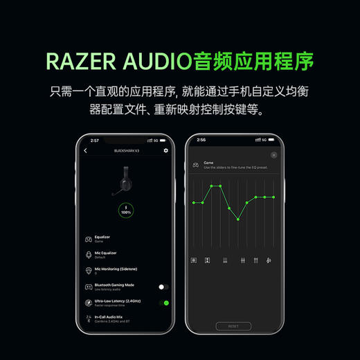 Razer雷蛇 旋风黑鲨V3 三模无线耳机【雷蛇官方直营，3年有限质保】 商品图3