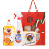 CHANTECLAIR大公鸡管家三件套礼盒 油污净600ml+马赛皂300g+浓缩洗洁精500ml 商品缩略图0