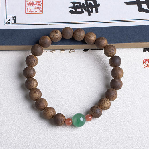 XY0492沉香+非洲翠手串 商品图3