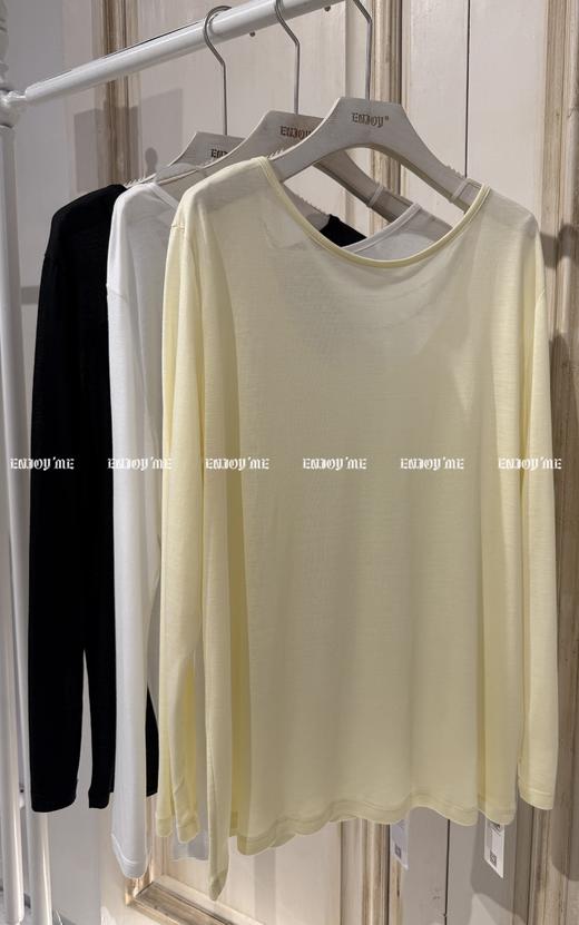 【门店同款】ENJOY夏季珍珠链条裸感T 163493831 商品图1