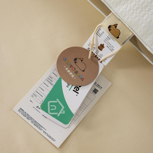 自然醒A类母婴卡皮巴拉软管婴童定型枕0到6个月以上儿童枕芯宝宝纠正头型护颈椎助睡眠XK 商品图6