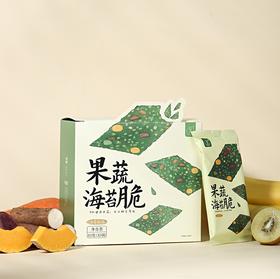 【果蔬海苔脆】健康零食|9种健康果蔬片片鲜香薄脆 效期至26年6月 （保质期8个月）