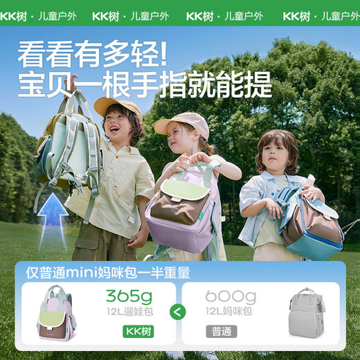 【KK树】小漫游轻云双肩包KQ25072 商品图1