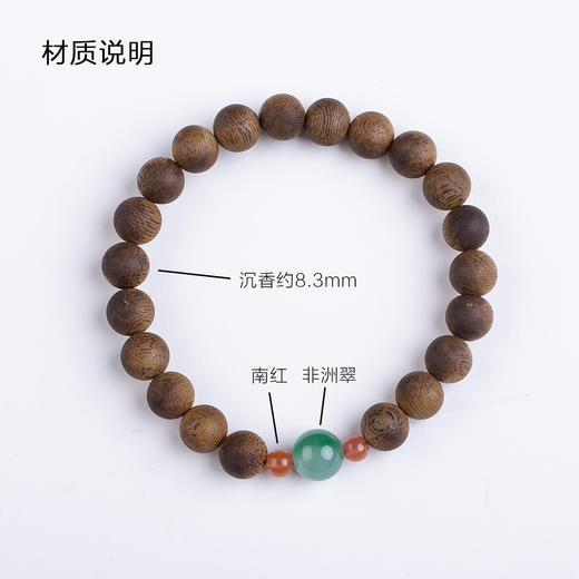XY0492沉香+非洲翠手串 商品图9