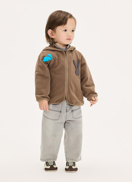 jnby  25年秋款  连帽开襟卫衣  YP8411210 商品图7