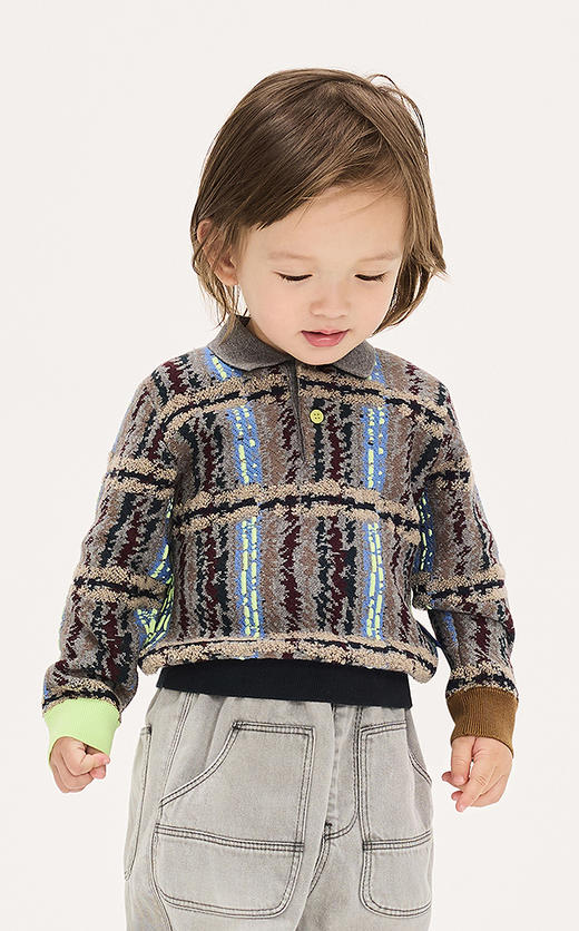 Jnby  25年秋款  长袖套头针织衫  YP8311330 商品图3