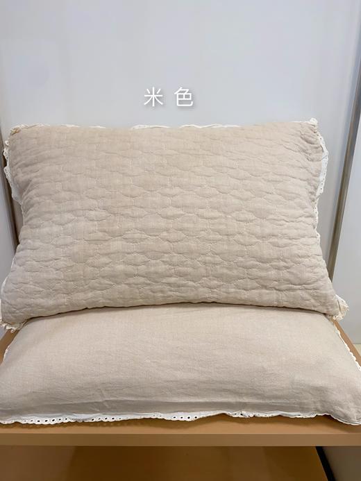 松植屋轻羽棉纱枕巾/枕套100%全棉纱布A类新疆长绒棉纱布正反两面可用吸湿透气四季通用 商品图4