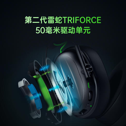 Razer雷蛇 旋风黑鲨V3 X极速版三模无线耳机【雷蛇官方直营，3年有限质保】 商品图5