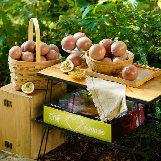 【爽甜直接吃！】苮食金都3号百香果 九甜一酸黄金比例 果香浓郁 生态种植 商品图7