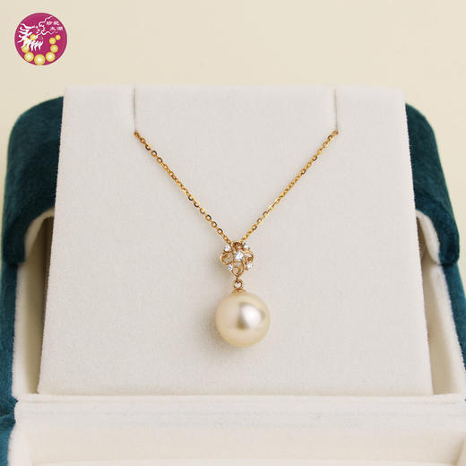 一口价珍珠吊坠项链【11.1-11.3mm】 T3980J980 商品图0