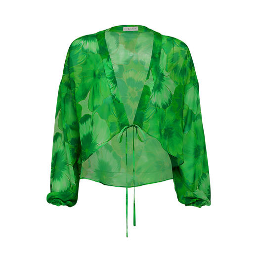 【春夏百搭】柳绿盼花印花薄开衫 | 清新防晒飘逸遮阳 商品图4