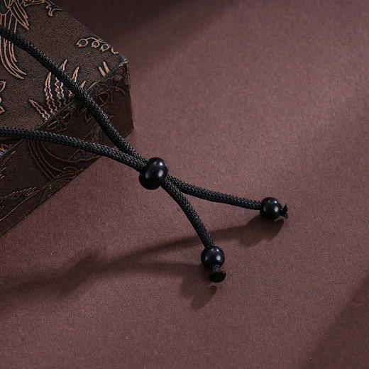 子佩集S999银【云舞凤鸣】套链【BX0280955-1】纯银仿古凤方牌带绳项链原创作品2506 商品图5