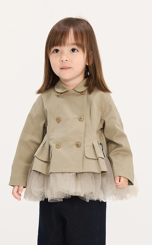 jnby   25年秋款  长款风衣  YP8911160 商品图3