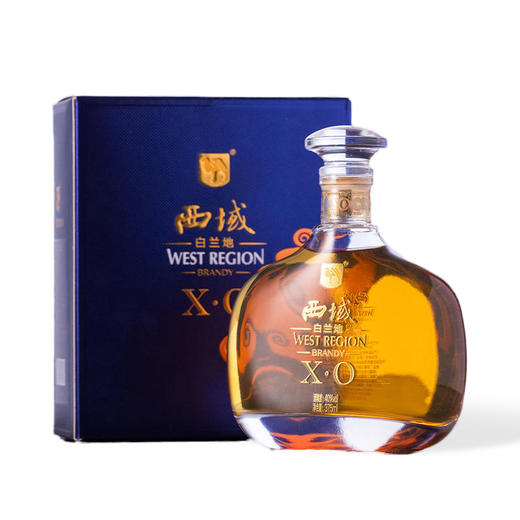 中信尼雅·西域白兰地XO40度小盒装375ML（双盒） 375mlx2  新疆玛纳斯葡萄 夏朗德壶式蒸馏 商品图0